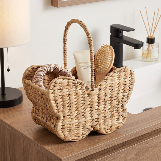 Handwoven Butterfly-Shaped Kids Carry Basket