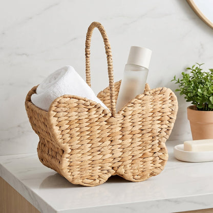 Handwoven Butterfly-Shaped Kids Carry Basket