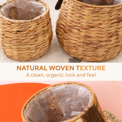 Handwoven Dog-Shaped Kids Storage Basket