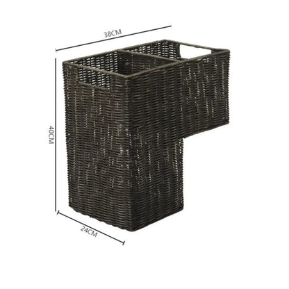 Handwoven Rattan Stair Storage Basket | Wholesale & OEM Rattan Supplier