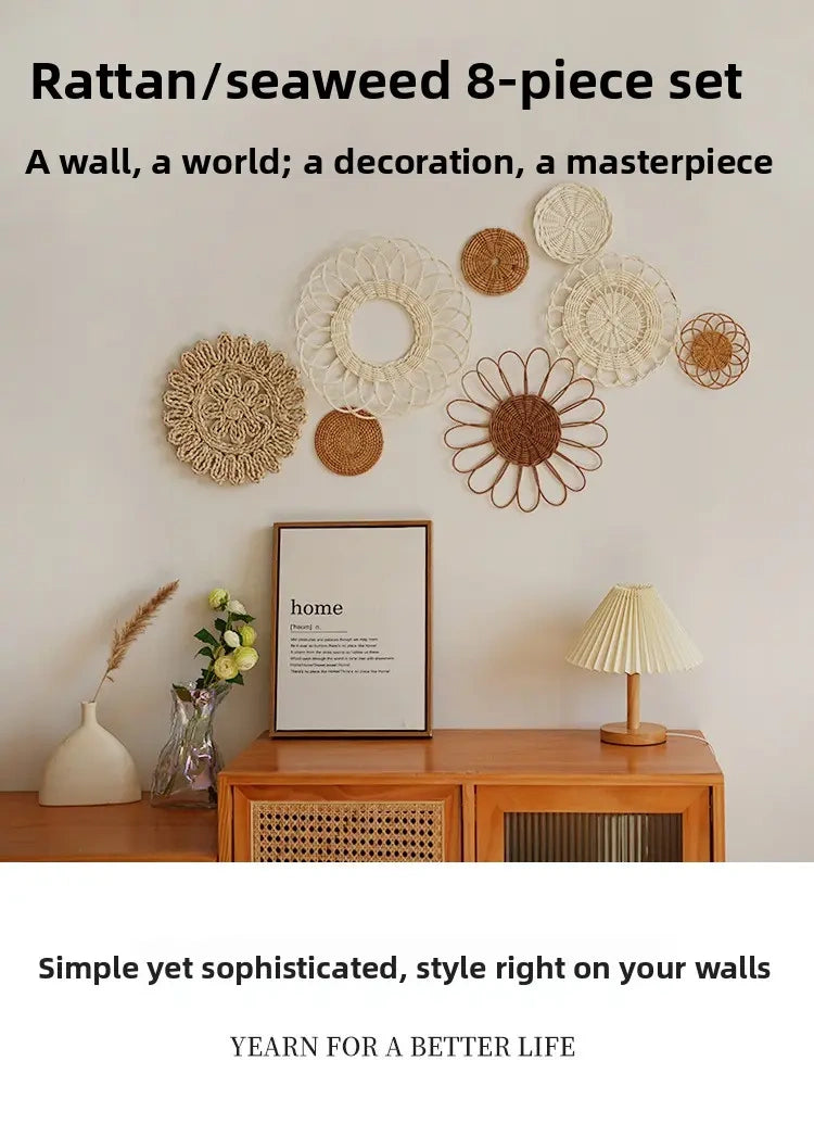 Handwoven Rattan Wall Hanging | Wholesale & OEM Rattan Supplier