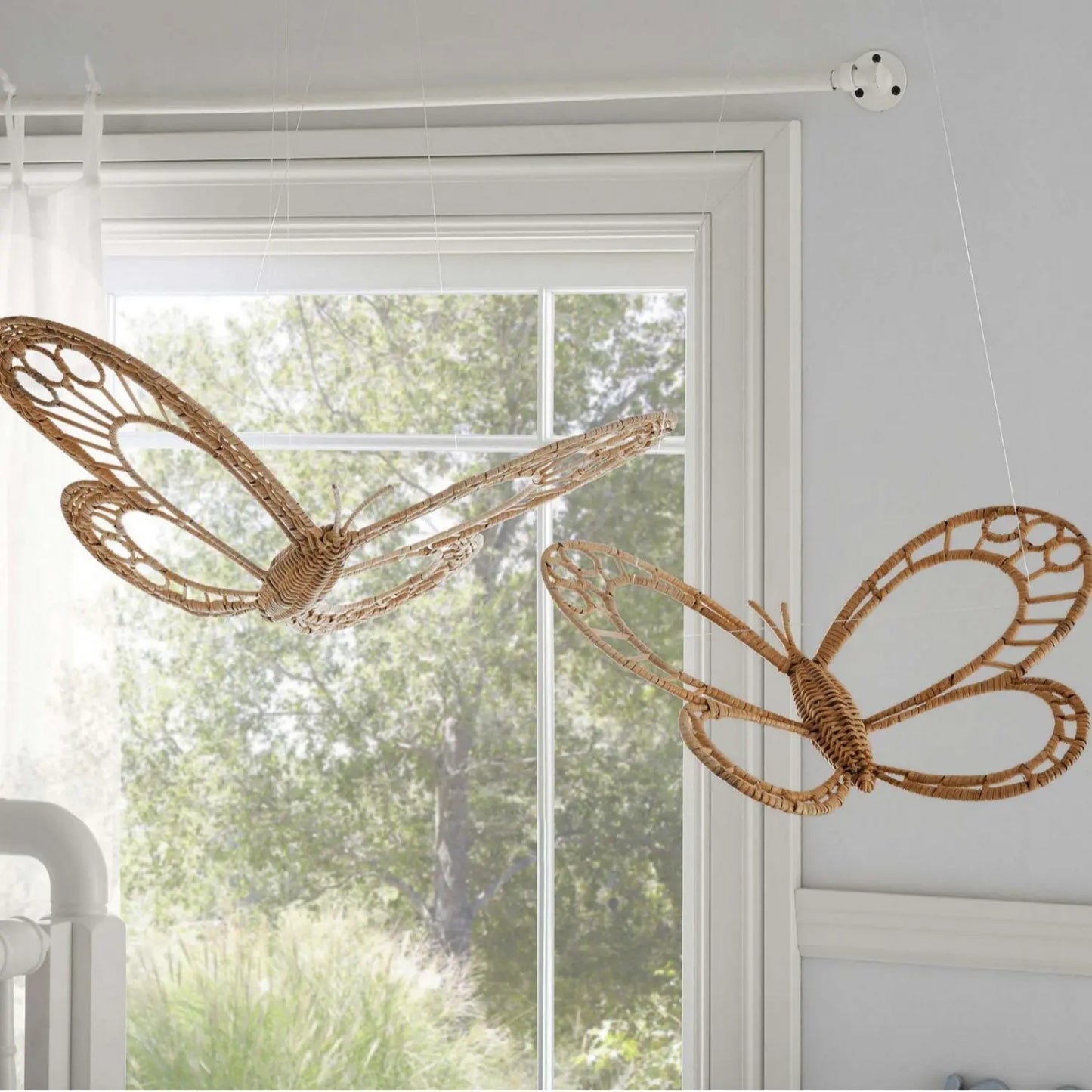 Handwoven Rattan Butterfly Wall Decor | Wholesale & OEM Rattan Supplier