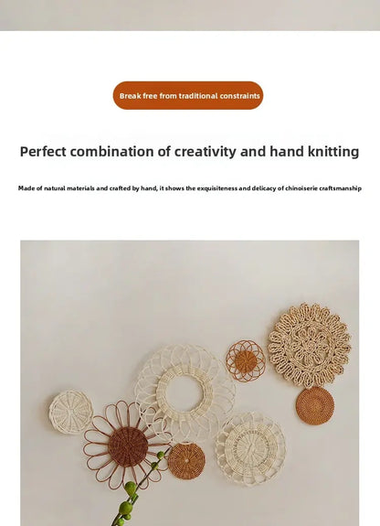 Handwoven Rattan Wall Hanging | Wholesale & OEM Rattan Supplier